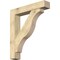 Ekena Millwork Funston Block Rough Sawn Bracket w/ Offset Brace, Douglas Fir, 8"W x 42"D x 48"H BKT0806X42X48FST05RDF - alternate 1